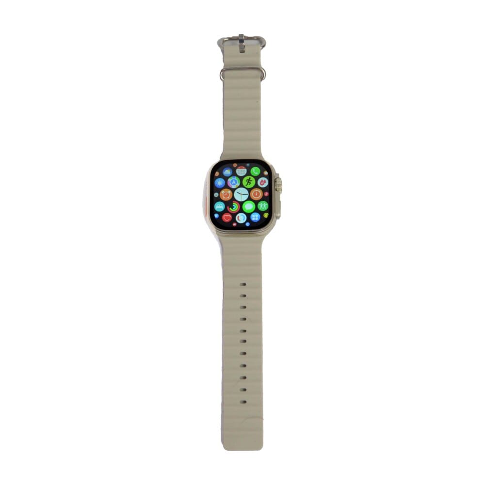 Smartwatch bege — Pulseira em tom areia